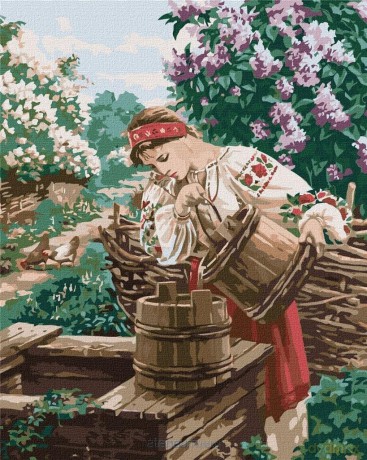 Malowanie po numerach - Natalka Połtawka 40x50 cm