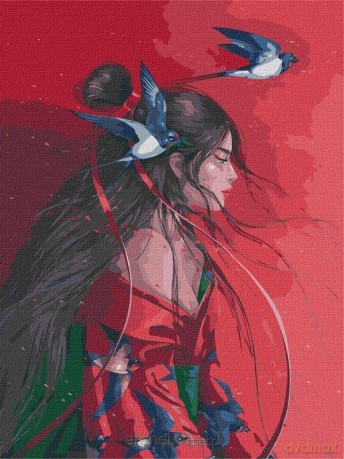 Malowanie po numerach - Niebiańska..40x50 cm