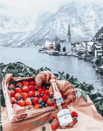 Malowanie po numerach - Romantyczny piknik 40x50 cm
