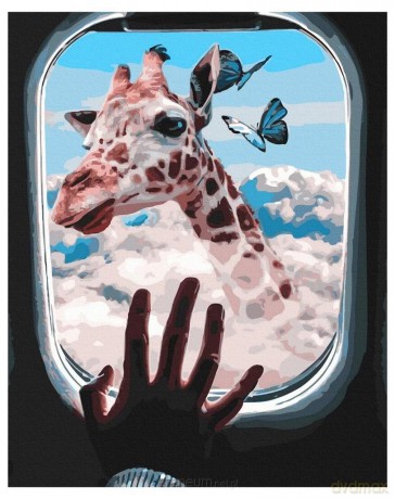 Malowanie po numerach - Safari w chmurach 40x50 cm