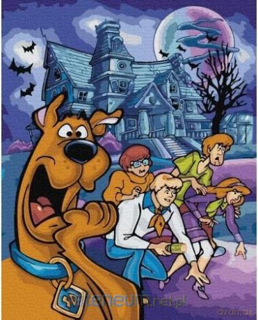 Malowanie po numerach - Scooby Doo 40x50 cm