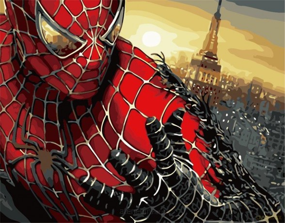 Malowanie po numerach - Spiderman 40x50 cm