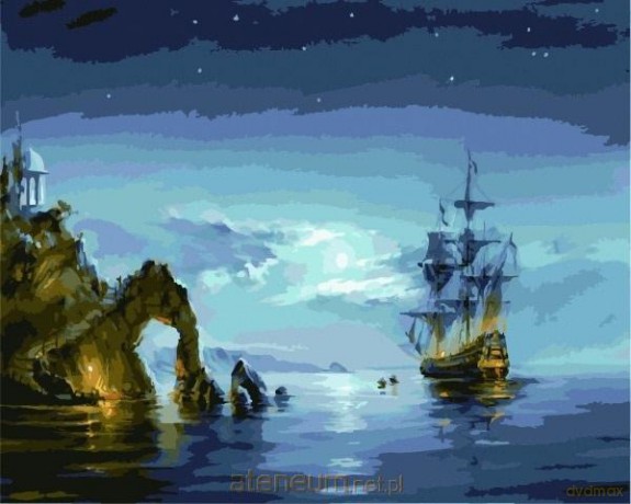Malowanie po numerach - Szkocka noc 30x40 cm
