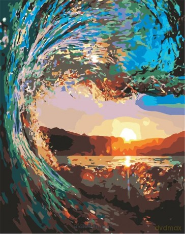 Malowanie po numerach - Westchnienie.. 40x50 cm