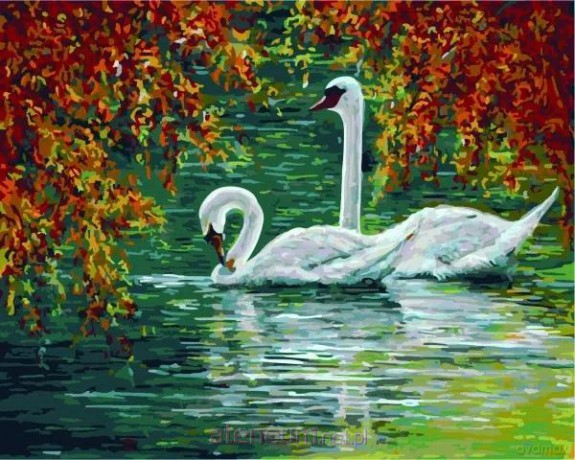 Malowanie po numerach - Wieczna miłość 40x50 cm