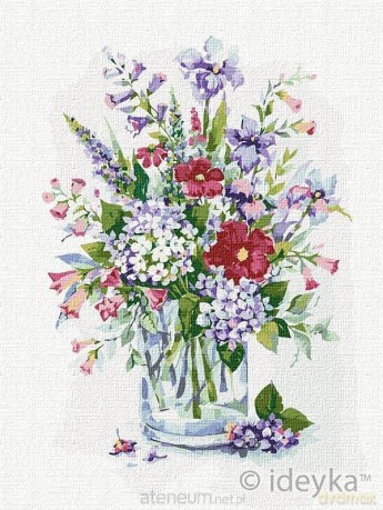 Malowanie po numerach - Zapach kwiatów 30x40 cm
