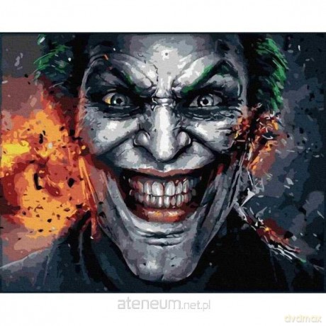 Malowanie po numerach - Zły Joker 40x50 cm