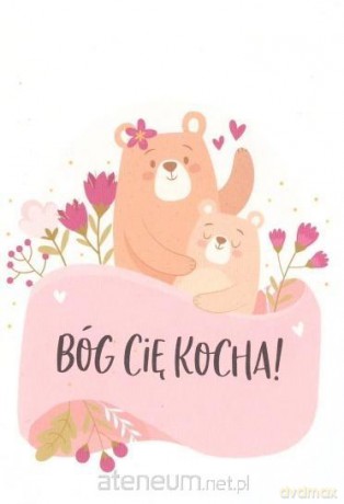Mały wielki notes A6 misiu - Bóg cię kocha