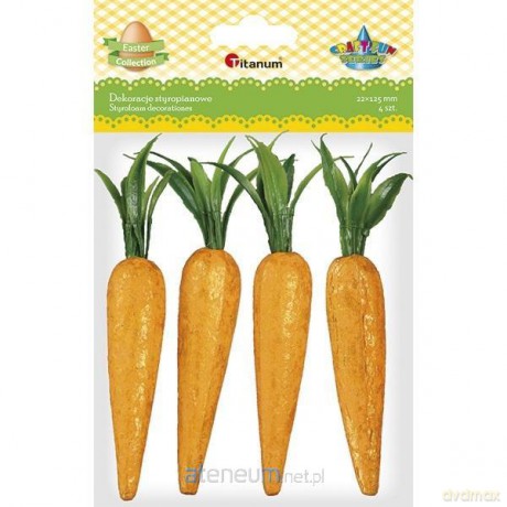 Marchewki styropianowe 22x125mm 4 szt