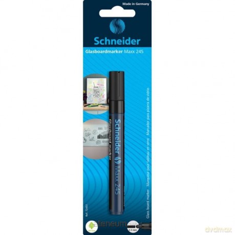 Marker do tablic szklanych Maxx 245 2-3mm czarny