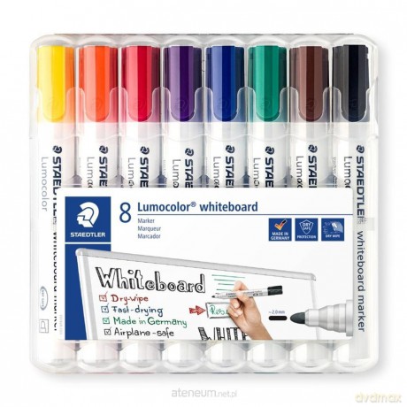 Marker Lumocolor do białych tablic 8 kol