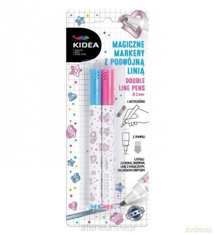 Marker magiczny z podwojną linią 2 kol
