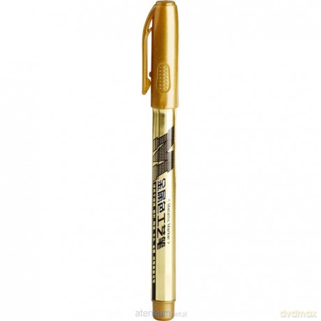 Marker metaliczny 1-4mm złoty 1 szt