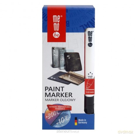 Marker olejny 1-1,5mm czarny (10 szt)