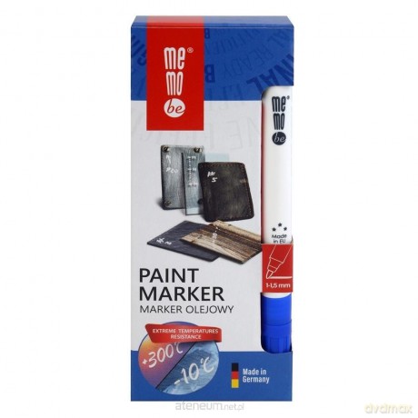 Marker olejny 1-1,5mm niebieski (10 szt)