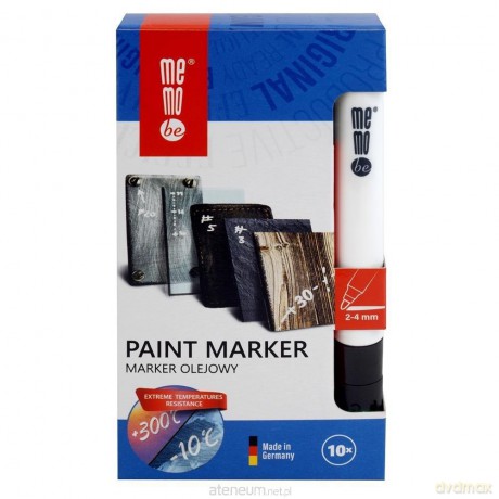 Marker olejny 2-4mm czarny (10 szt)