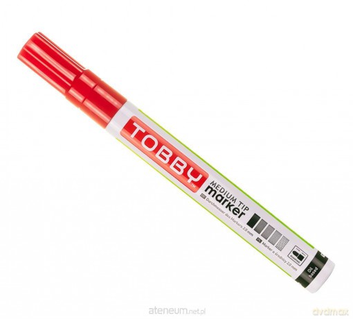 Marker olejowy olejny czerwony