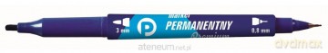 Marker perman. nieb. 2 końcówki (12 szt.) KM501-N2