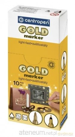 Marker permanentny Gold 2670M (10 szt)