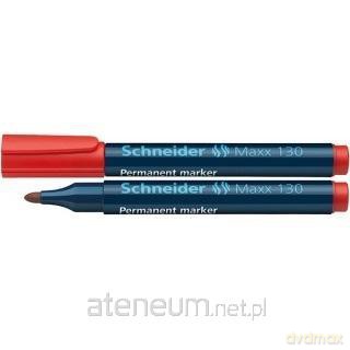 Marker permanentny okrągły czerwony (10 szt)
