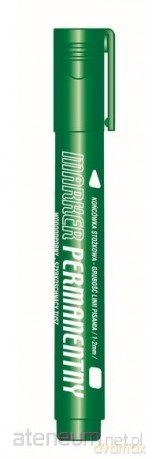 Marker permanentny zielony (12 szt.) KM102-ZO