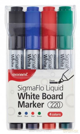 Marker suchościeralny mix kol. 4 szt