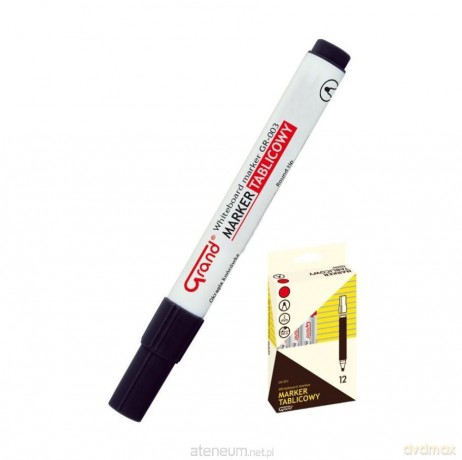 Marker tablicowy GR-003 czarny (12 szt)