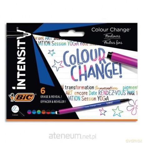 Markery Intensity Color Change 6 szt mix