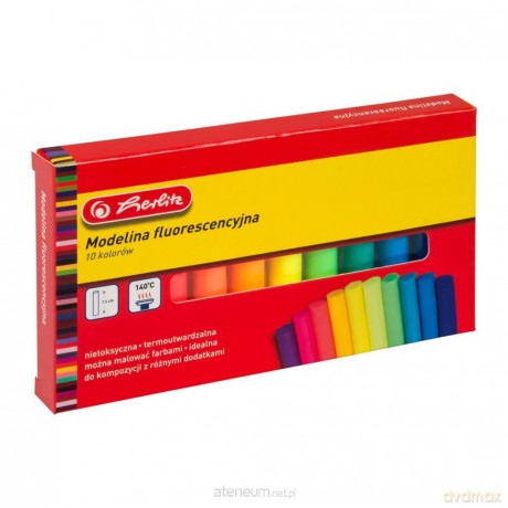 Modelina fluorescencyjna 10 kolorów