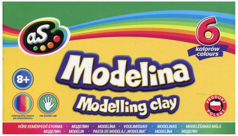 Modelina szkolna 6 kolorów