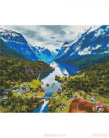 Mozaika diamentowa - Górski krajobraz 40x50 cm