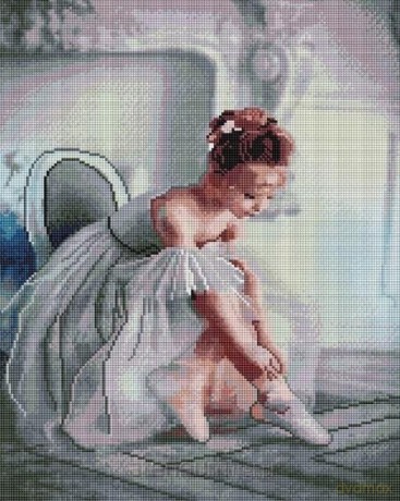 Mozaika diamentowa - Mała baletnica 40x50 cm