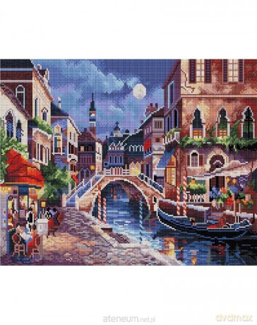Mozaika diamentowa - Wenecja nocą 40x50 cm