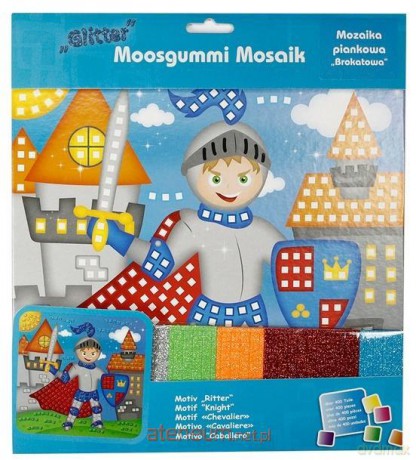 Mozaika piankowa brokatowa Rycerz