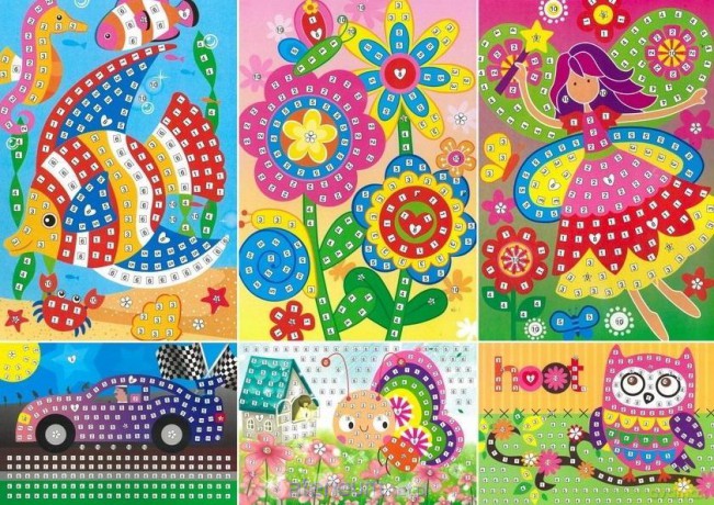Mozaika piankowa Kids 6 szt