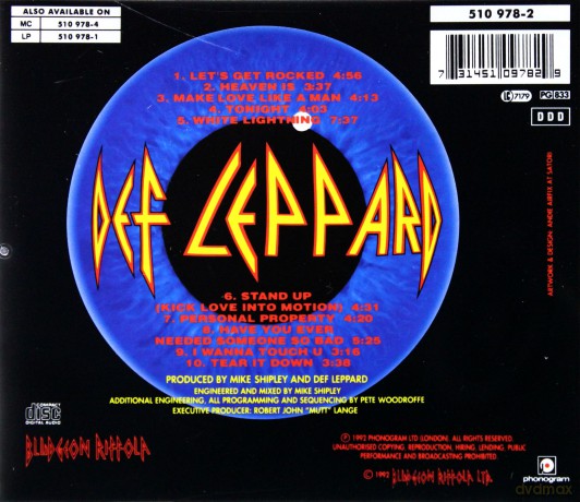 Def Leppard: Adrenalize [CD]