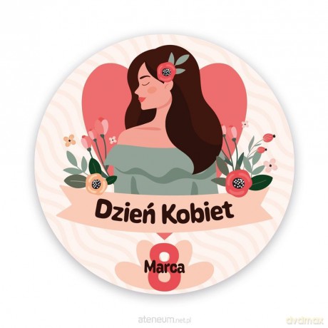 Naklejki okolicznościowe - Dzień Kobiet 24 szt