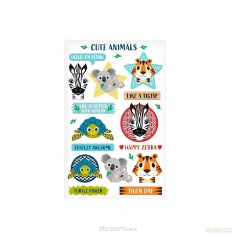 Naklejki ozdobne Cute Animals 3 szt.