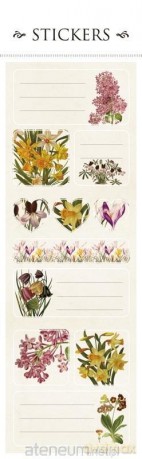 Naklejki ozdobne ST139-6 wiosenne kwiaty 2 arkusze