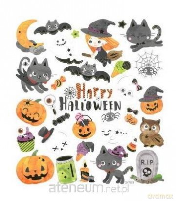 Naklejki papierowe - Halloween 32 szt