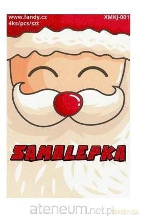 Naklejki papierowe Mini - Mikołaj