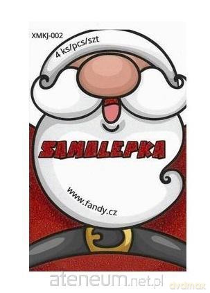 Naklejki papierowe Mini - Mikołaj