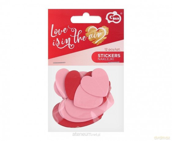Naklejki samoprzylepne Love is in the air... 12 szt