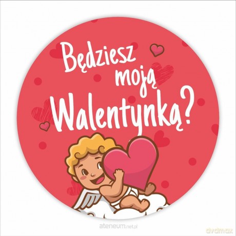 Naklejki walentynkowe - Będziesz moją... 24 szt
