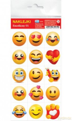 Naklejki. Emotikony