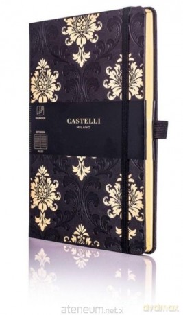 Notatnik 13x21 cm linia Castelli Baroque Gold