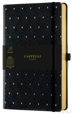 Notatnik 13x21 cm linia Castelli Gold Dimonds