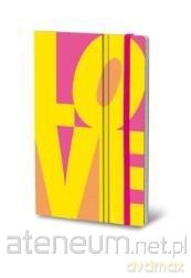 Notatnik 210x130/192K Fluo Love Yellow