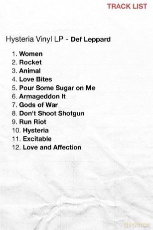 Def Leppard: Hysteria Lp [Winyl]
