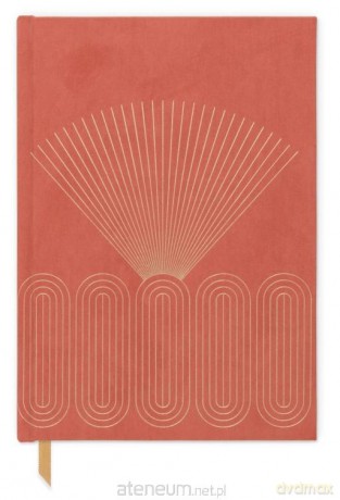 Notatnik A5/160K Suede Bright Terra Cotta